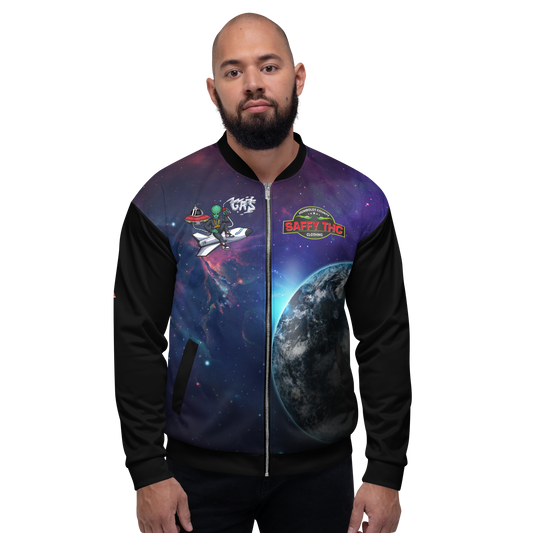 Mens Spaced Out Bomber Jacket
